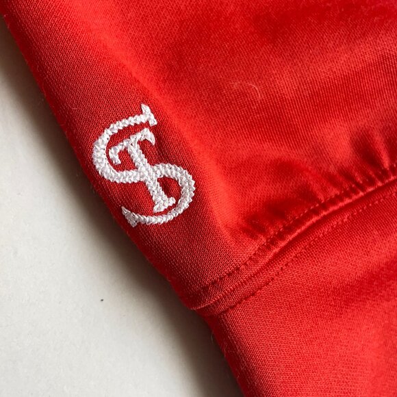 Todd Snyder Knit Track Jacket in Red - Size XL - Picture 3 of 7